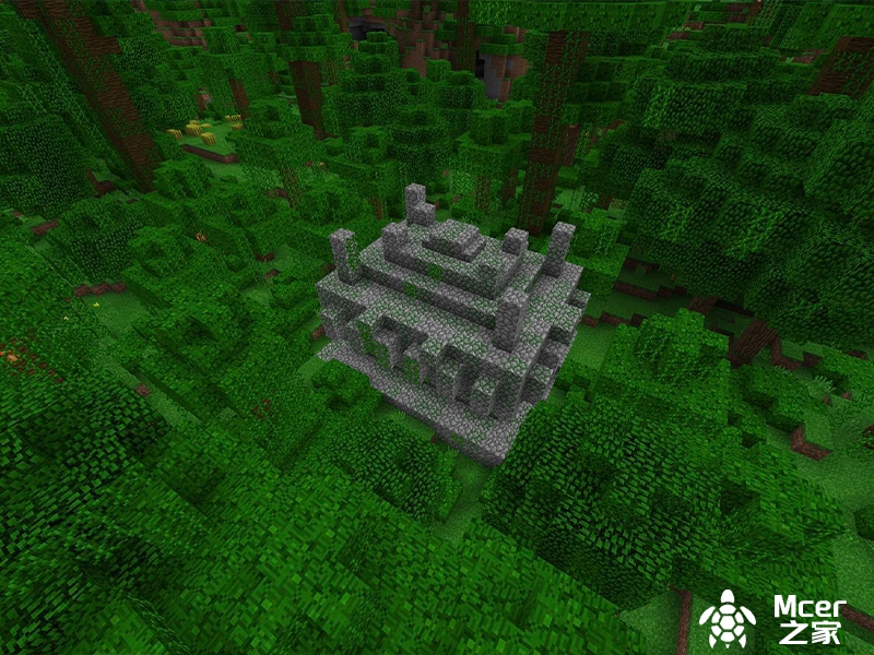 丛林神庙生成在热带雨林